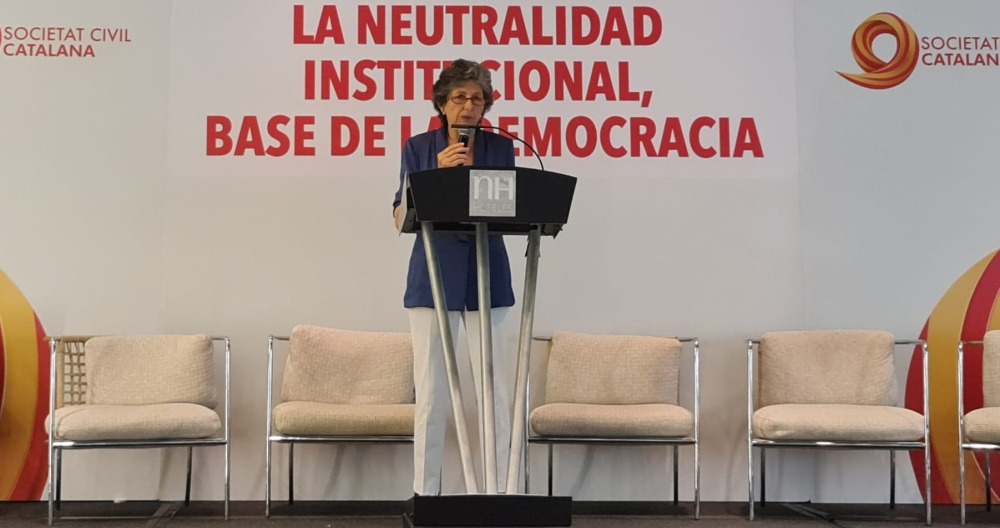 Elda Mata (SCC): «El régimen nacionalista es enemigo de la democracia y del progreso» CRÓNICA GLOBAL