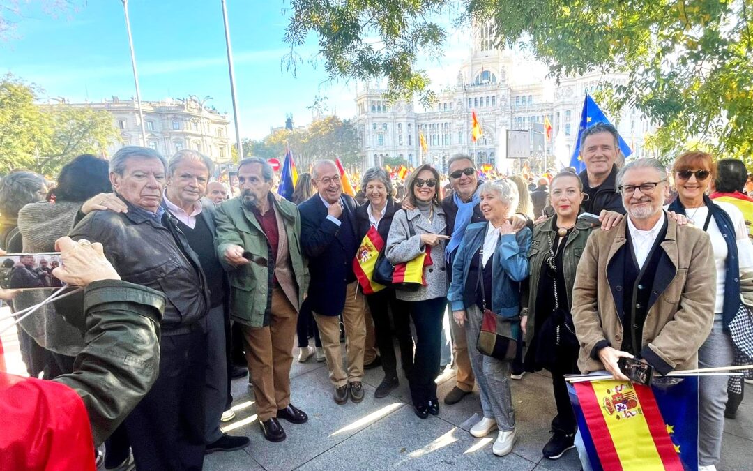 Movilización del 18-N en Madrid: La democracia nos necesita unidos en defensa del Estado de derecho, la separación de poderes y la convivencia